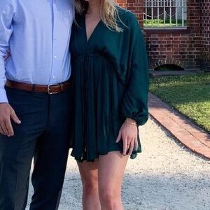 FREE PEOPLE EMERALD DRESS